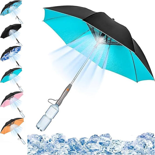 🔥2024 Summer Hot Sale🔥UV Blocking Umbrella with Fan